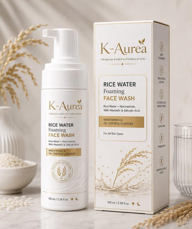 Rice Water Foaming Face Wash